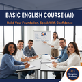 Basic English Course (A1) - Simplice Academy ad creative